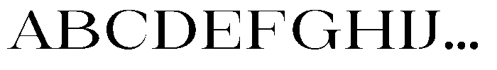 Auralic Medium Font UPPERCASE