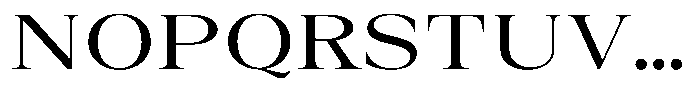 Auralic Medium Font UPPERCASE