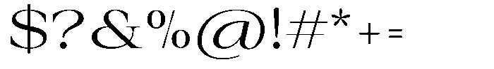 Auralic Regular Font OTHER CHARS