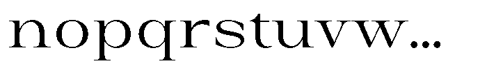 Auralic Regular Font LOWERCASE