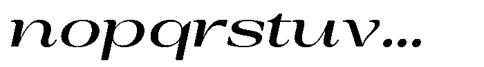 Auralic Sem Bold High Sem Exp Italic Font LOWERCASE