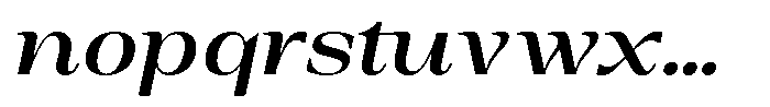 Auralic Sem Bold High Semi Condensed Italic Font LOWERCASE