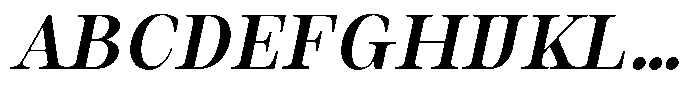 Auralic Semi Bold High Condensed Italic Font UPPERCASE