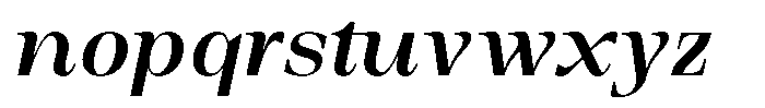 Auralic Semi Bold High Condensed Italic Font LOWERCASE
