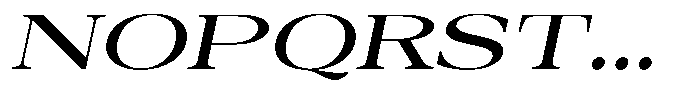 Auralic Semi Bold High Expanded Italic Font UPPERCASE