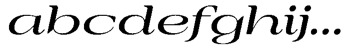 Auralic Semi Bold High Expanded Italic FONT