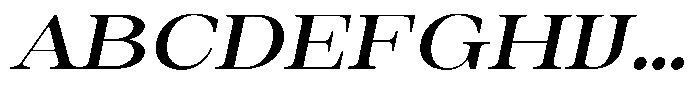 Auralic Semi Bold High Italic Font UPPERCASE