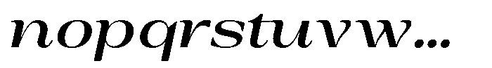 Auralic Semi Bold High Italic Font LOWERCASE