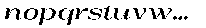 Auralic Semi Bold Italic Font LOWERCASE