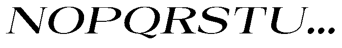 Auralic Semi Bold Semi Expanded Italic Font UPPERCASE