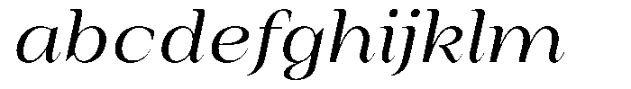 Auralic Semi Condensed Italic FONT