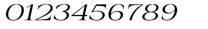 Auralic Semi Expanded Italic Font OTHER CHARS