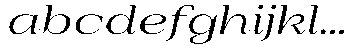 Auralic Semi Expanded Italic FONT