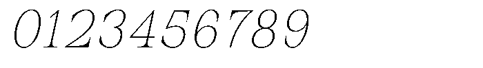 Auralic Thin Condensed Italic Font OTHER CHARS