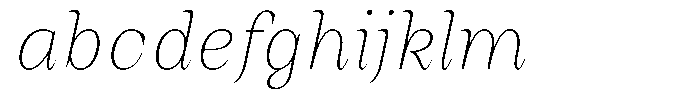 Auralic Thin Condensed Italic FONT