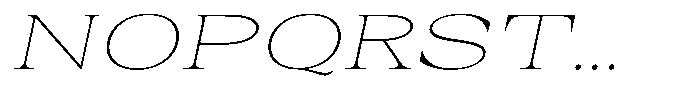 Auralic Thin Expanded Italic Font UPPERCASE