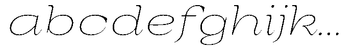 Auralic Thin Expanded Italic FONT