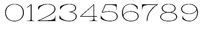 Auralic Thin Expanded Font OTHER CHARS