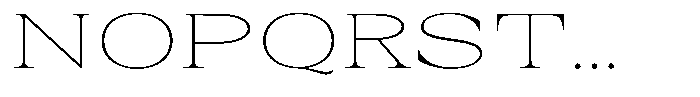 Auralic Thin Expanded Font UPPERCASE