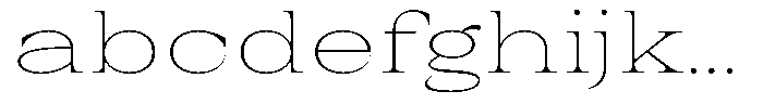 Auralic Thin Expanded FONT