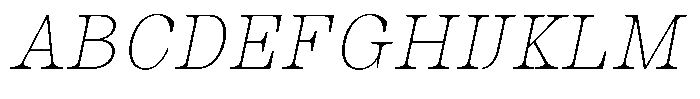 Auralic Thin High Condensed Italic Font UPPERCASE