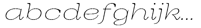 Auralic Thin High Expanded Italic FONT