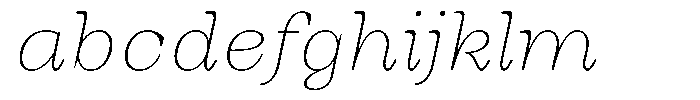 Auralic Thin High Semi Condensed Italic FONT