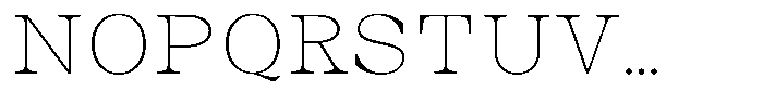 Auralic Thin High Semi Condensed Font UPPERCASE