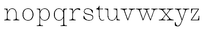 Auralic Thin High Semi Condensed Font LOWERCASE