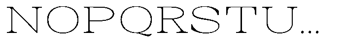 Auralic Thin High Semi Font UPPERCASE