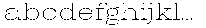 Auralic Thin High Semi FONT