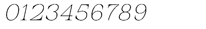 Auralic Thin Semi Condensed Italic Font OTHER CHARS