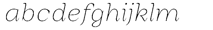 Auralic Thin Semi Condensed Italic FONT