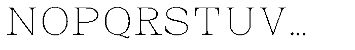 Auralic Thin Semi Condensed Font UPPERCASE