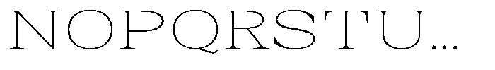 Auralic Thin Semi Font UPPERCASE