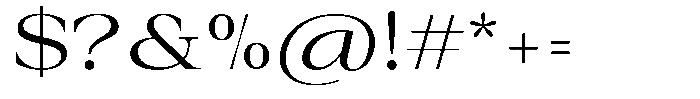 Auralic Variable Thin Font OTHER CHARS