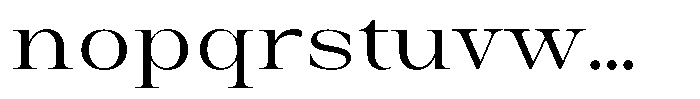 Auralic Variable Thin Font LOWERCASE