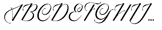 Auralique Script Pro Auralique Script Medium Font UPPERCASE