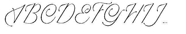 Auralique Script Pro Auralique Script Thin Font UPPERCASE