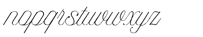 Auralique Script Pro Auralique Script Thin Font LOWERCASE