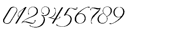 Auralique Script Pro Thin Font OTHER CHARS
