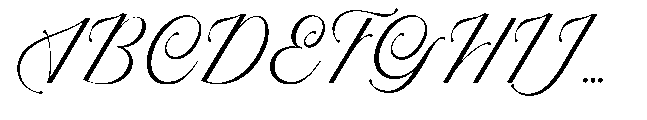 Auralique Script Pro Thin Font UPPERCASE