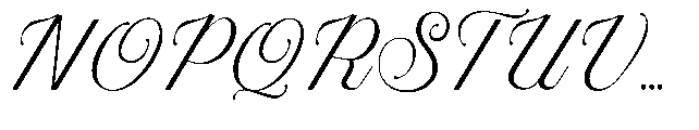 Auralique Script Pro Thin Font UPPERCASE
