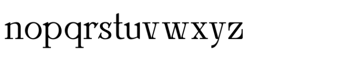 Auralith Regular Font LOWERCASE