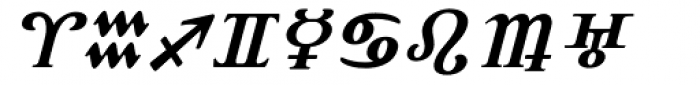 Aure Declare KB Bold Italic Font LOWERCASE