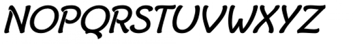 Aure Teddy CJ Bold Italic Font UPPERCASE