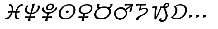 Aure Teddy KB Italic Font LOWERCASE