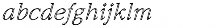 Aure Wye CJ Italic Font LOWERCASE