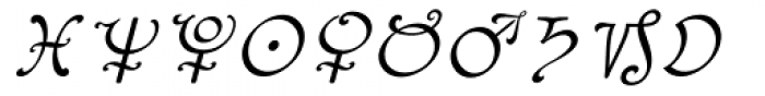 Aure Zeritha KB Italic Font LOWERCASE