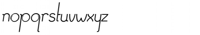 Aurelie Italic Font LOWERCASE